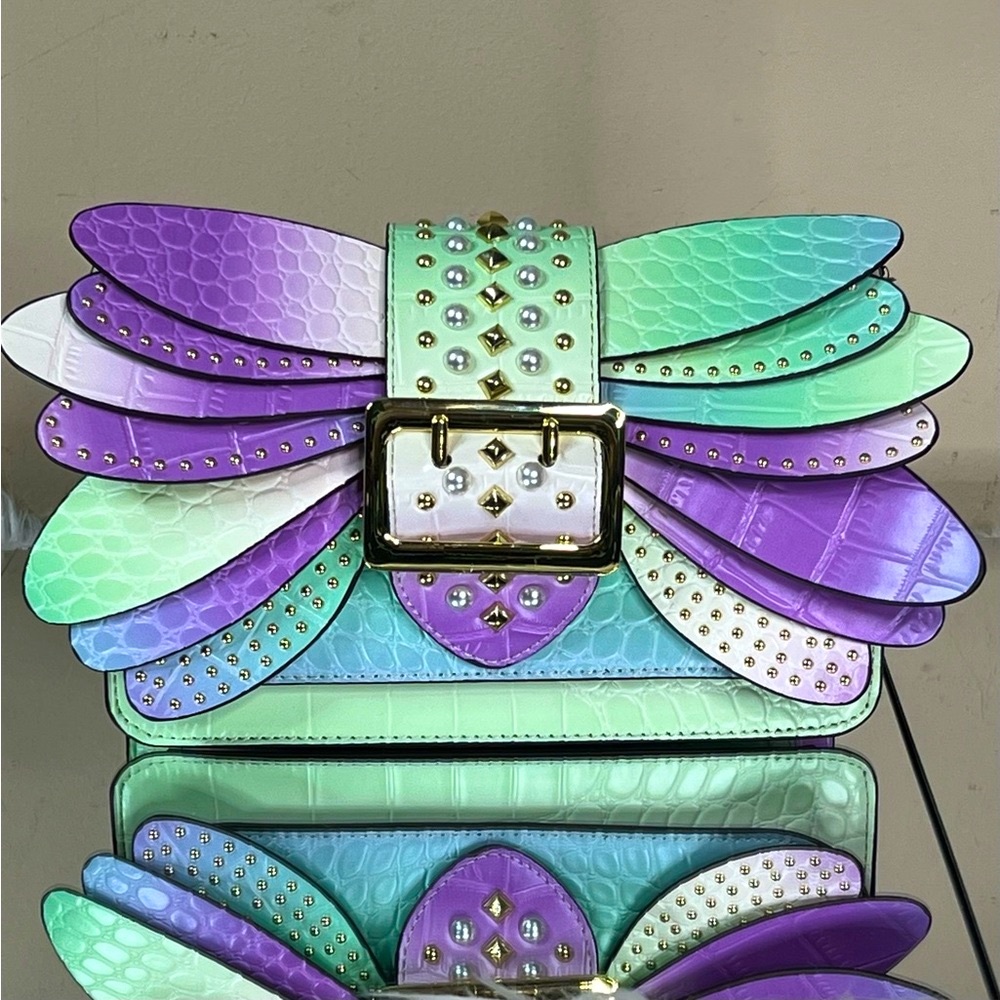 Butterfly Bloom Embellished Clutch - Picture 13 of 14